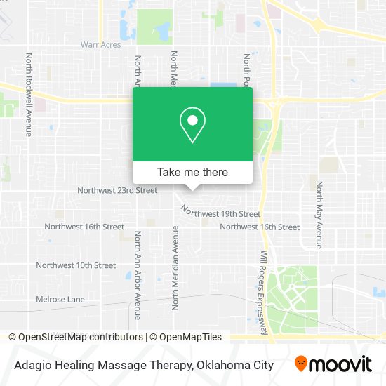 Adagio Healing Massage Therapy map