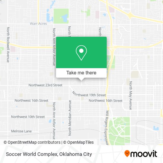 Soccer World Complex map