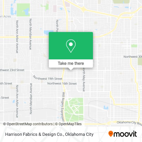 Harrison Fabrics & Design Co. map