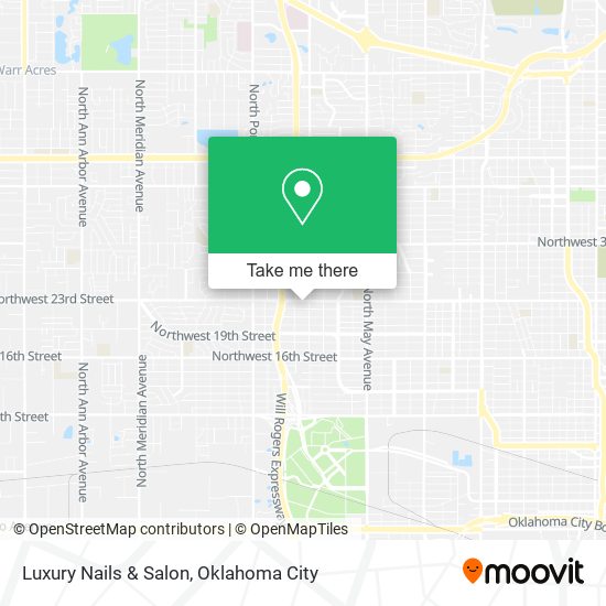 Luxury Nails & Salon map