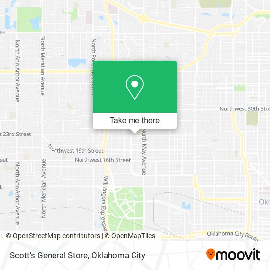 Mapa de Scott's General Store