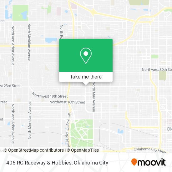Mapa de 405 RC Raceway & Hobbies