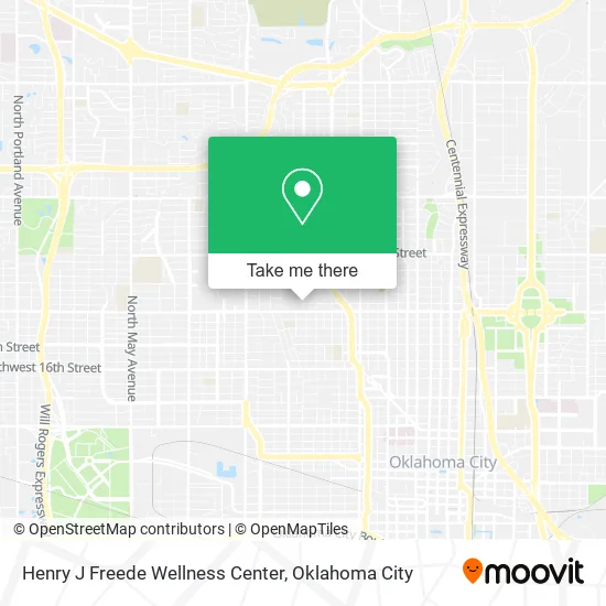 Henry J Freede Wellness Center map