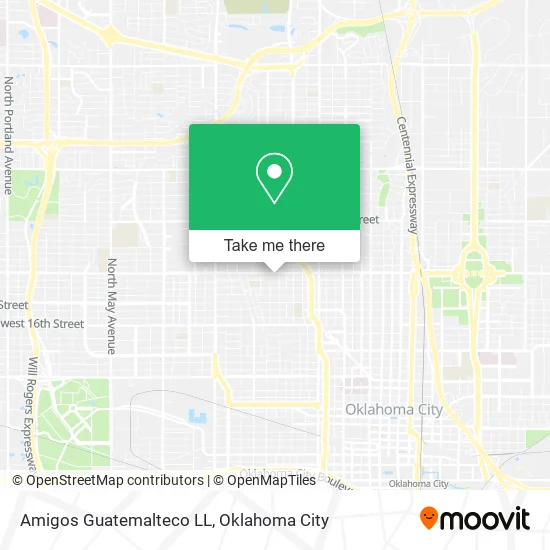 Amigos Guatemalteco LL map