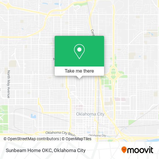 Sunbeam Home OKC map