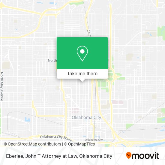 Eberlee, John T Attorney at Law map