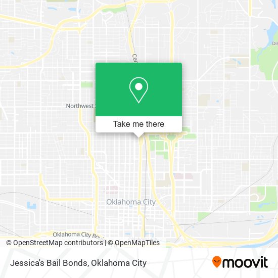 Jessica's Bail Bonds map