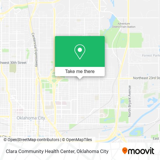 Clara Community Health Center map