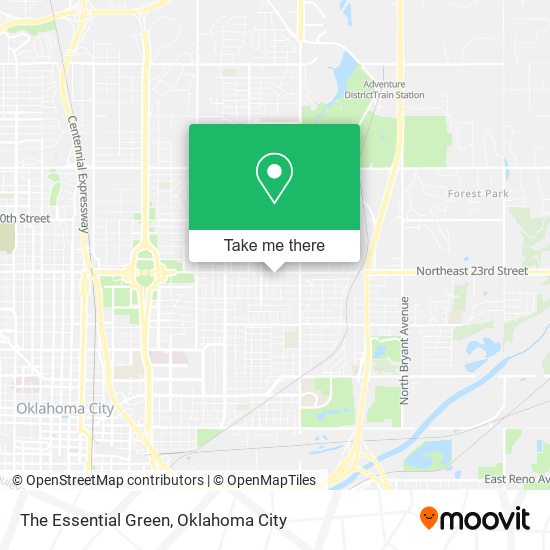 Mapa de The Essential Green