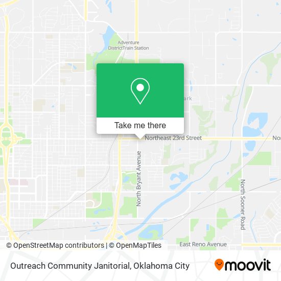 Outreach Community Janitorial map