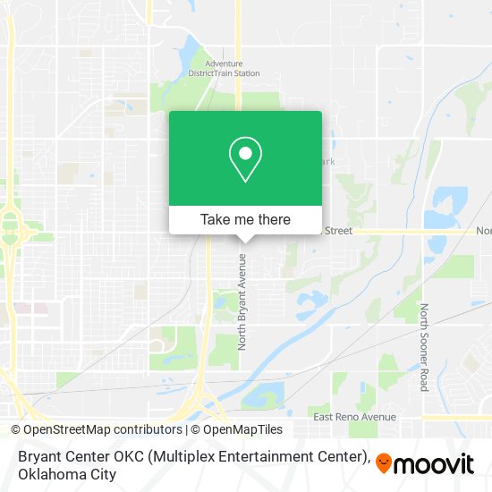 Bryant Center OKC (Multiplex Entertainment Center) map