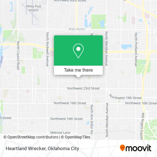 Heartland Wrecker map
