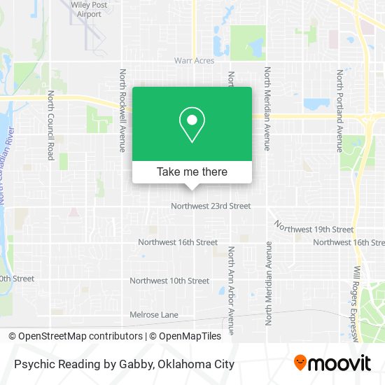 Psychic Reading by Gabby map