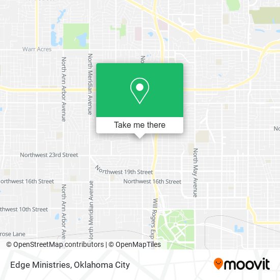 Edge Ministries map