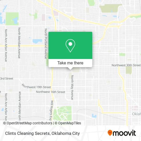 Mapa de Clints Cleaning Secrets