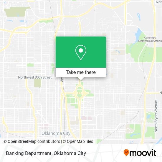 Banking Department map