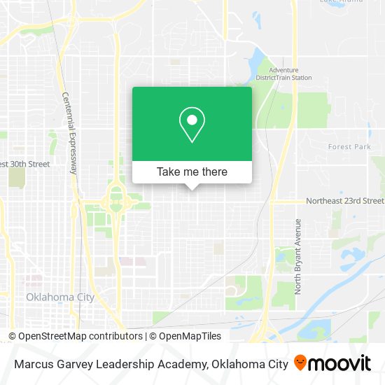 Marcus Garvey Leadership Academy map
