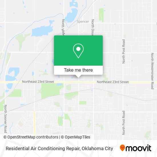 Residential Air Conditioning Repair map
