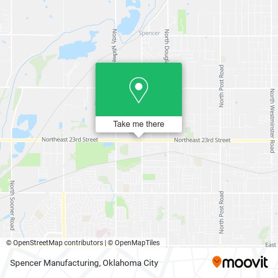 Spencer Manufacturing map