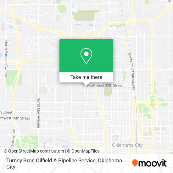 Turney Bros Oilfield & Pipeline Service map