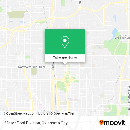 Motor Pool Division map