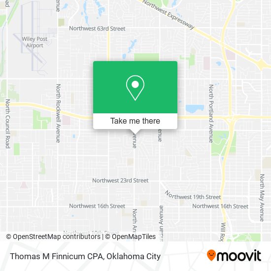 Thomas M Finnicum CPA map