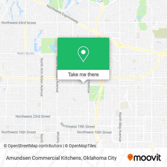 Amundsen Commercial Kitchens map