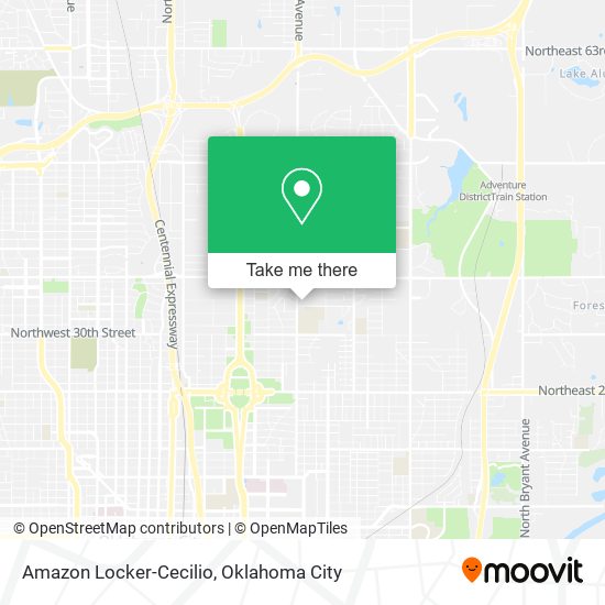 Amazon Locker-Cecilio map