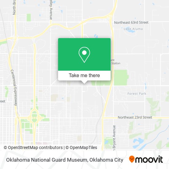 Oklahoma National Guard Museum map