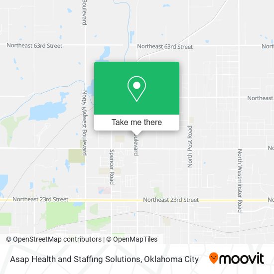 Mapa de Asap Health and Staffing Solutions