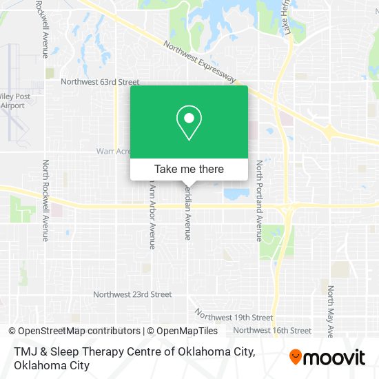 Mapa de TMJ & Sleep Therapy Centre of Oklahoma City