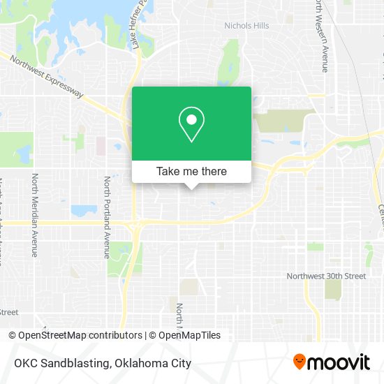 OKC Sandblasting map