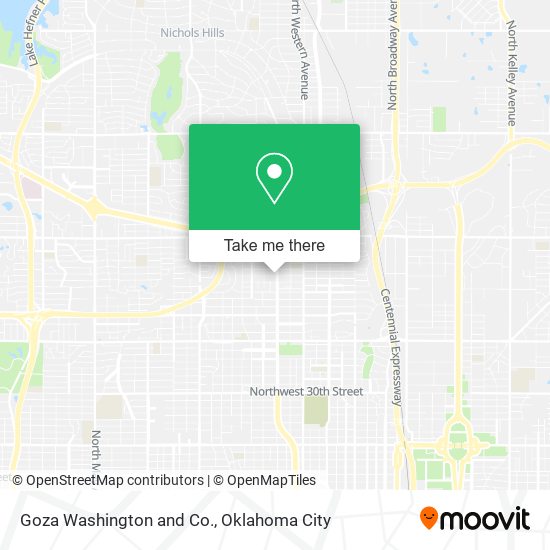 Goza Washington and Co. map