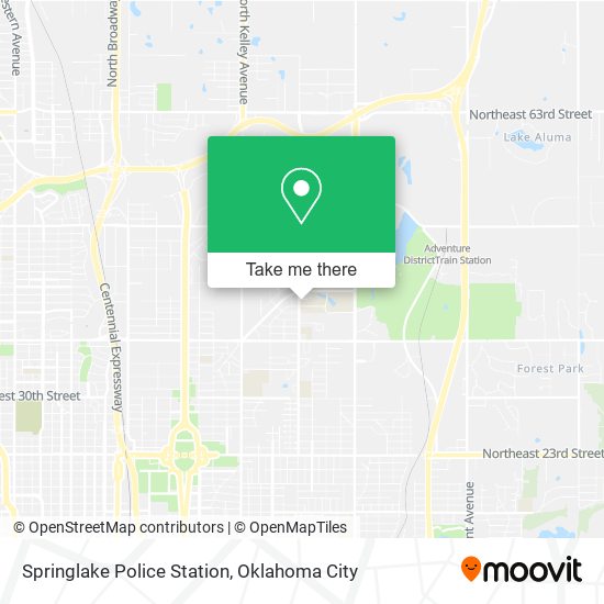 Springlake Police Station map