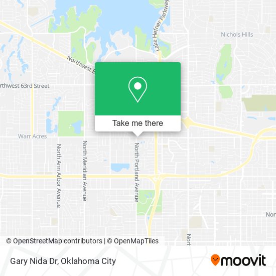 Mapa de Gary Nida Dr