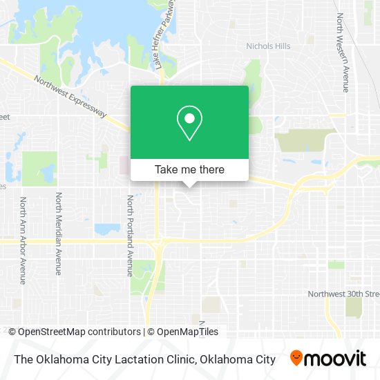 Mapa de The Oklahoma City Lactation Clinic