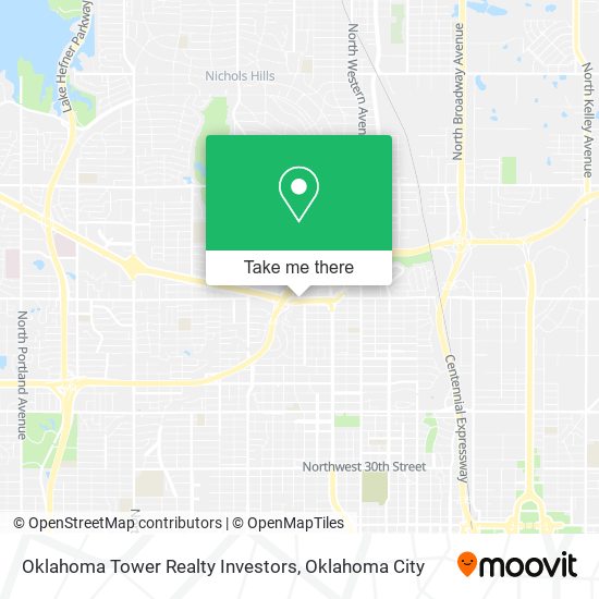 Oklahoma Tower Realty Investors map