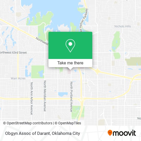 Obgyn Assoc of Darant map