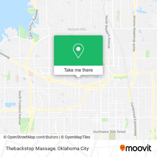 Thebackstop Massage map