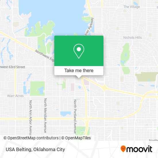Mapa de USA Belting