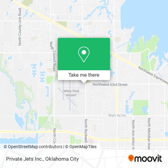 Private Jets Inc. map