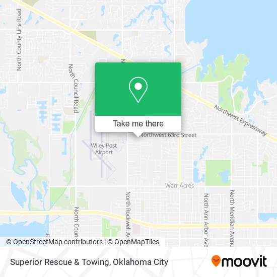 Superior Rescue & Towing map