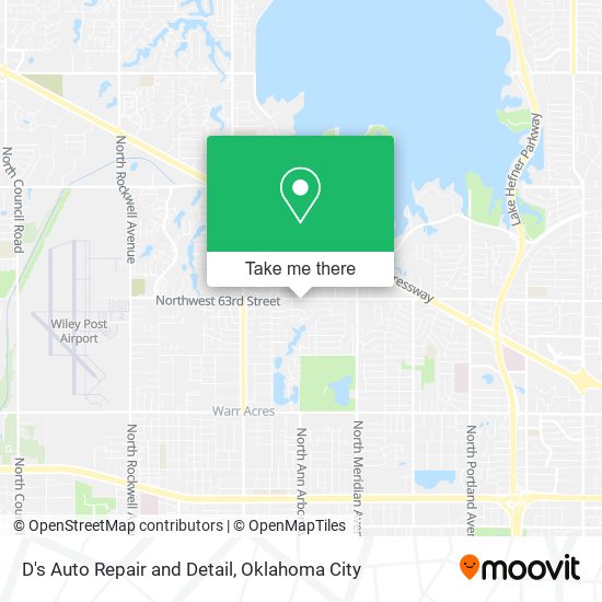 D's Auto Repair and Detail map
