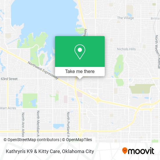 Kathryn's K9 & Kitty Care map