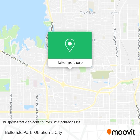 Belle Isle Park map
