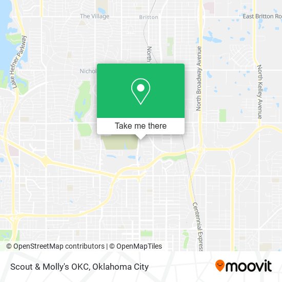 Scout & Molly's OKC map