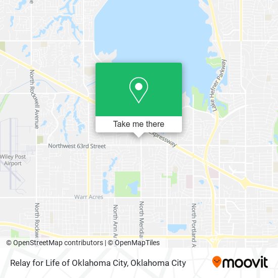 Relay for Life of Oklahoma City map