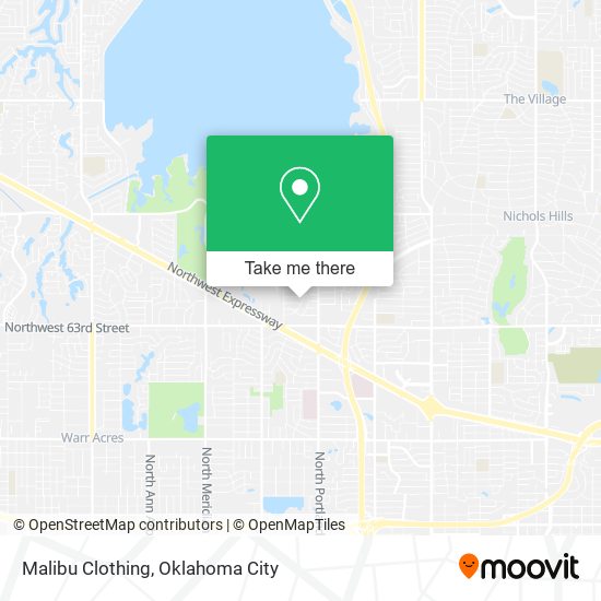 Malibu Clothing map
