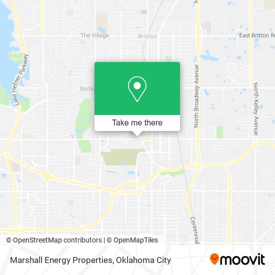 Marshall Energy Properties map