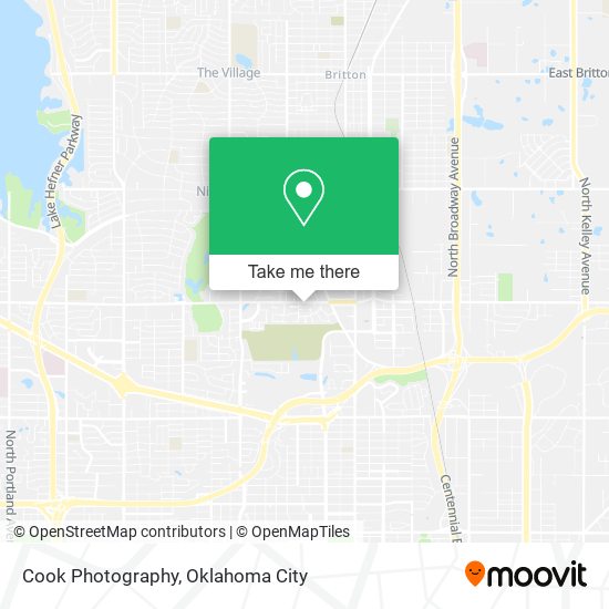 Cook Photography map